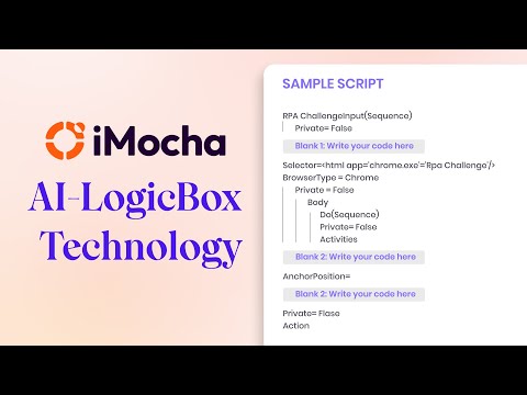 iMocha's AI-LogicBox
