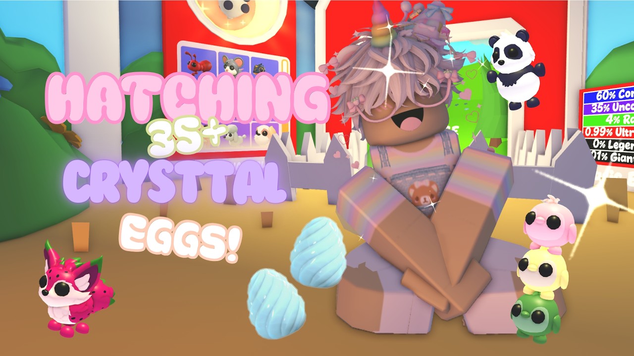 HATCHING 35+ CRYSTAL EGGS!!