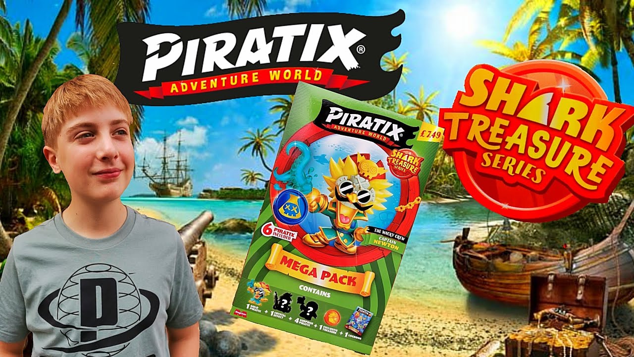 *Brand New*  Piratix Adventure World | Shark Treasure Series | Mega Pack Unboxing