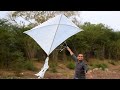 King Size Kite - Making And Flying | Super Big