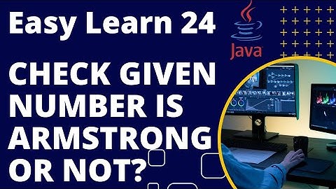 Armstrong Number In Java | Armstrong Number | Java Programming | Java Tutorial | Java Programs