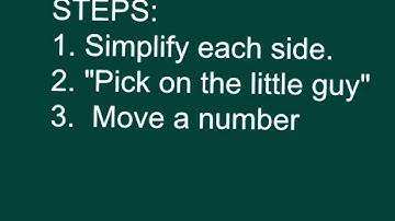Variables on both sides