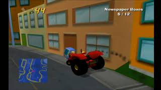 The Simpsons Road Rage - Mission Mode - "Willie's Paper Shredder"