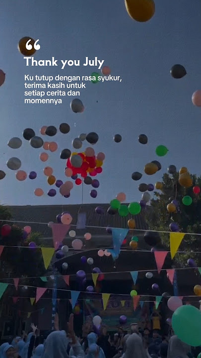 Semoga semua doa dan harapan kita kemarin, di bulan Agustus ini satu persatu dikabulkan... 🤲🥰