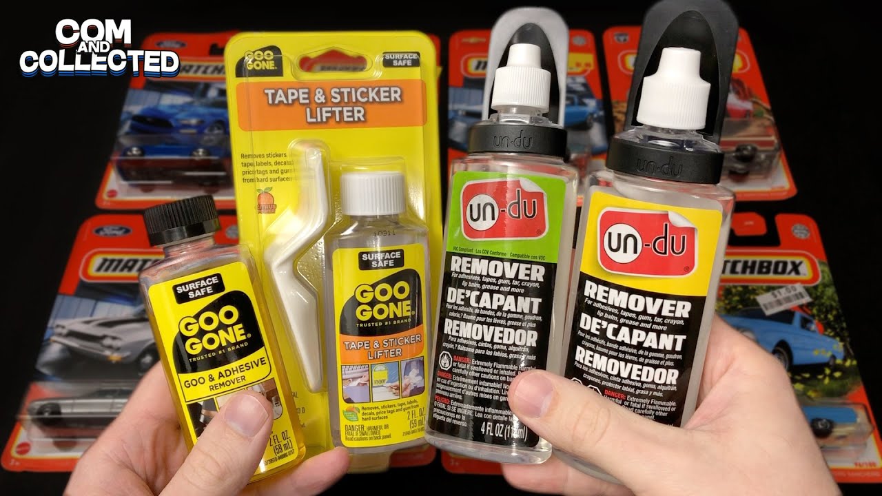 Goo Gone or Un-Du, which is BEST for price tag sticker removal? 