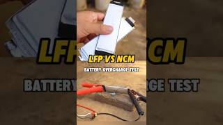 Lithium Battery Overcharge Test Comparison! LFP VS NCM
