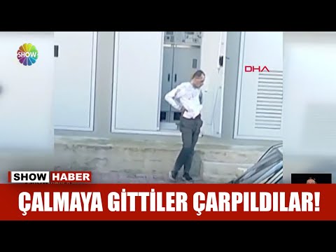 Çalmaya gittiler çarpıldılar!