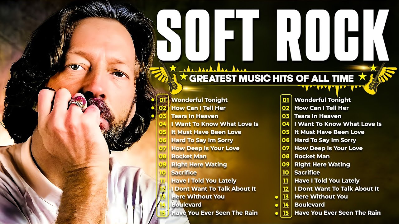 Eric Clapton, Rod Stewart, Lionel Richie, Bee Gees, Air Supply 📀 Soft Rock 70s 80s 90s Full Album
