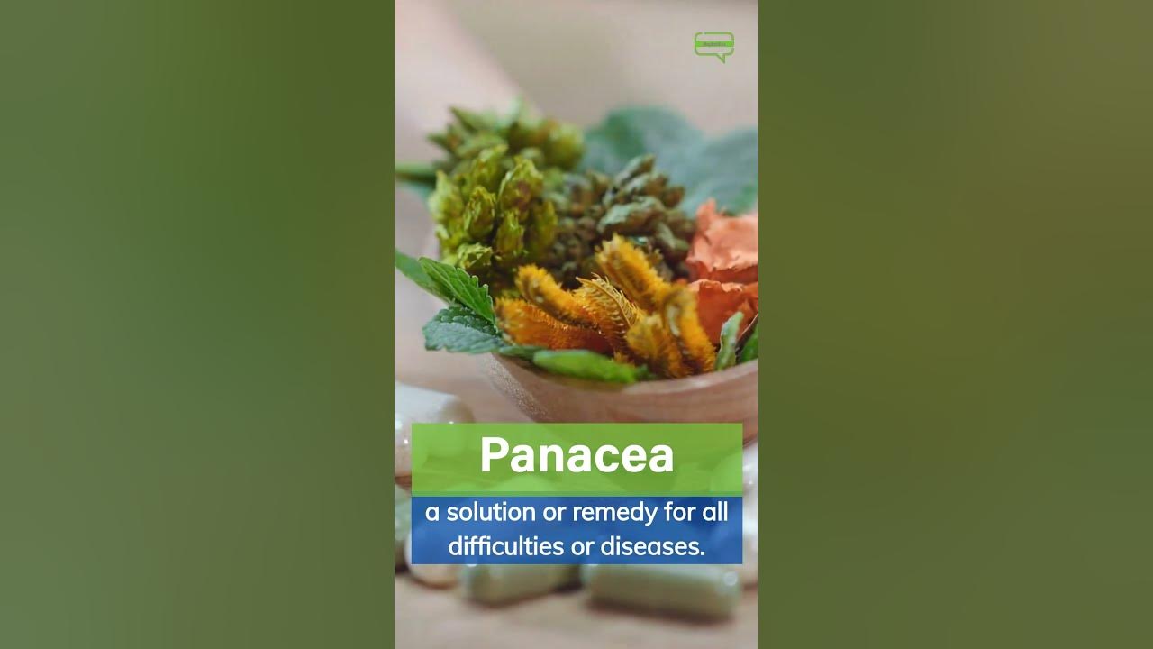 Panacea Meaning - English Vocabulary Word #shorts 🔥 - YouTube