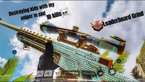 FREE Diamond Tundra Sniper DESTROYS in Ranked S&D! 🔥 (MVP 10 Kills!) CODM