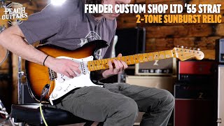 Video thumbnail of "No Talking...Just Tones | Fender Custom Shop Limited '55 Strat Relic 2 Tone Sunburst"