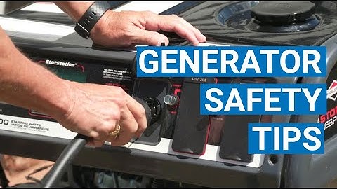 Generator Safety Tips—Avoid Carbon Monoxide & Back Feeding Risks