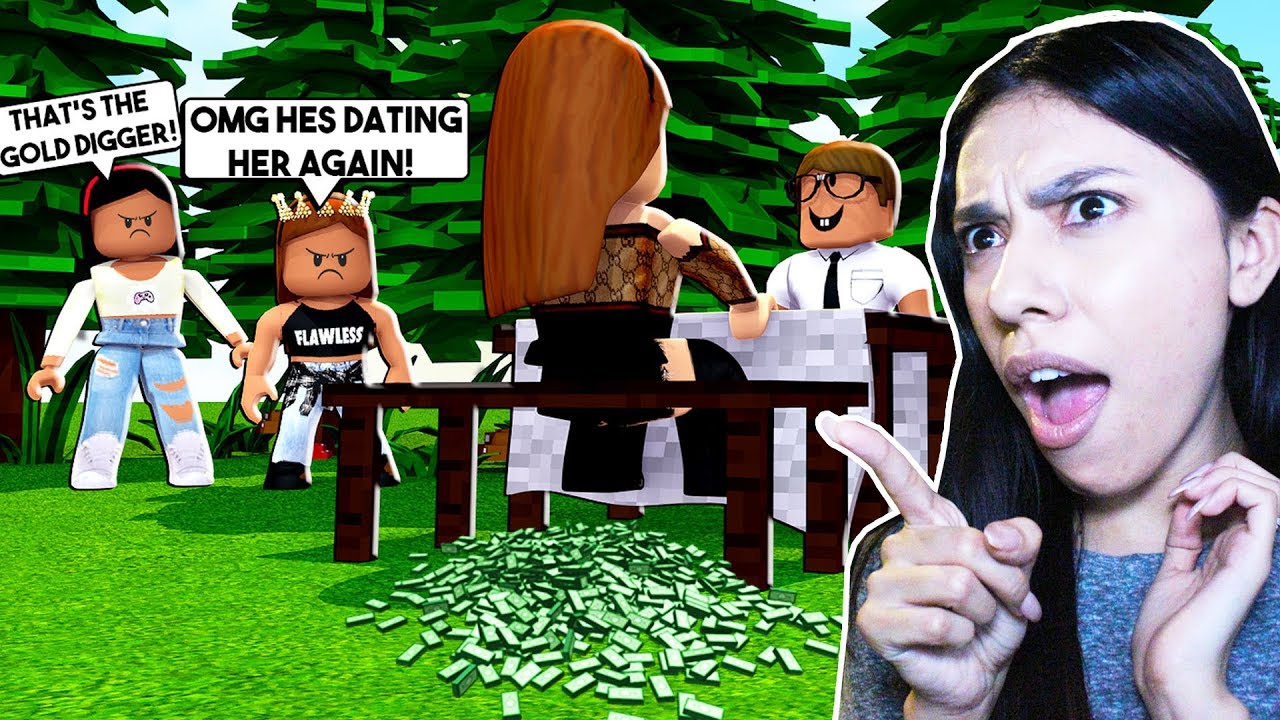 Our Dad Is Dating The Gold Digger Again Roblox Roleplay Youtube - zailetsplay roblox meepcity