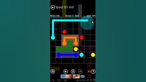 Flow Free - 8 x 8 Mania Level 81
