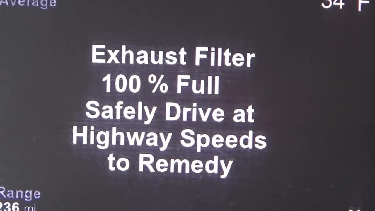 More Ram 1500 EcoDiesel Problems, DPF 100% Full, See Dealer. Say BYE to
