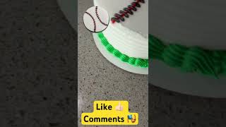 Cake #dq #decoration #1million #creative #cake #baseball #comment #usashorts #instagram #usaindians