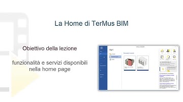 Tutorial TerMus BIM – La Home di TerMus BIM – ACCA software