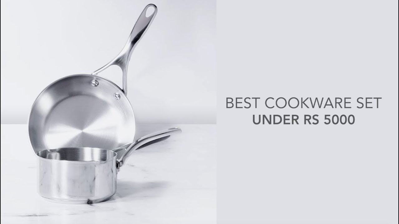 Best NickelFree Stainless Steel Cookware Set Under Rs. 5000 YouTube