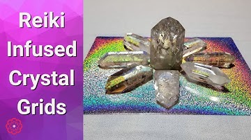 Reiki infused Crystal Grids/Crystal Healing 💮
