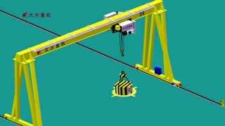 European type gantry crane from Dafang