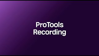 ProTools 프로툴즈 기초 6 - 레코딩