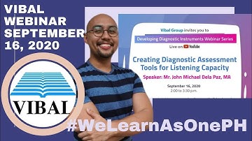 VIBAL LIVE UPDATE | CREATING DIAGNOSTIC ASSESSMENT TOOLS LISTENING CAPACITY