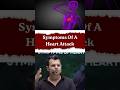 Symptoms Of A Heart Attack  #rankplus #labtechnician #chandanmlt #shortvideo #heartattack