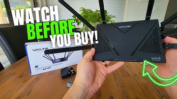 WAVLINK AX6000 WiFi 6 Router, Dual Band Gaming Router with 2.5Gbps WAN, 4 x 1000Mbps LAN