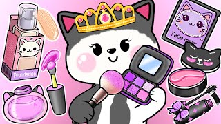 🔴ASMR Animation🔴 Glamorous Makeup For A Princess Kitty ✨💄 screenshot 5