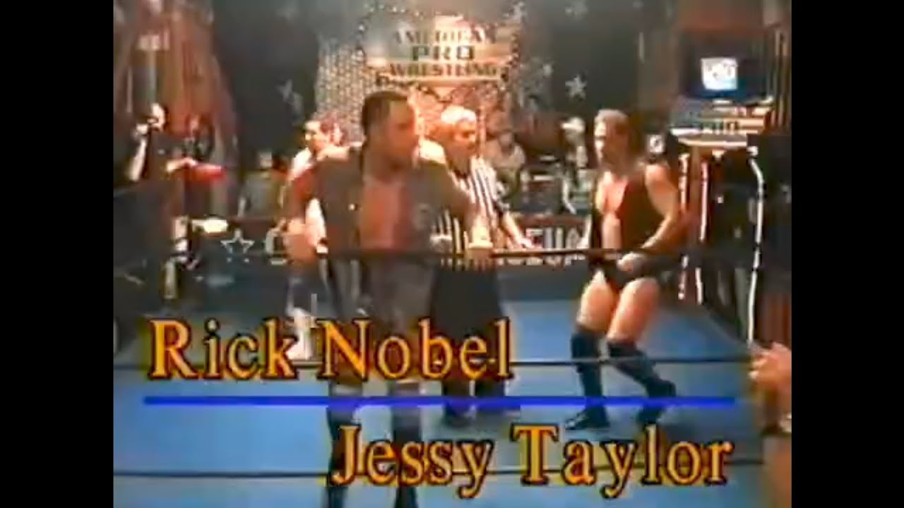 Ricky noble & Jessy Taylor 🆚 scrappy & 10-20-2000 American pro wrestling TV tapping Chesnee sc