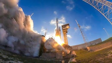 ULA Atlas V rocket carrying the GOES-T spacecraft for NOAA - March 1 2022 launch highlights