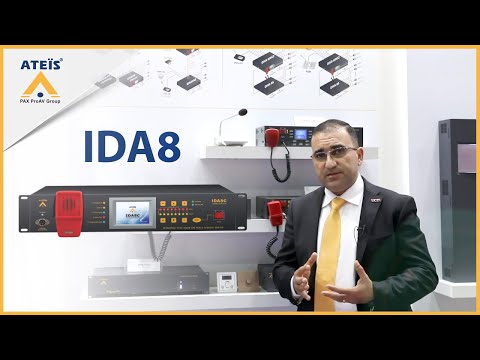 IDA8 - Highly Integrated Network PA/VA System - Technical review - video from ATEIS