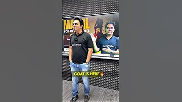 MANZIL is BACK😈 GOAT is HERE🔥 #jeewallah #shorts #pw #physicswallah