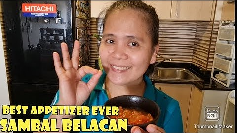 #simpleelle #belacan #malaysianfood Easy Way of Making Sambal Belacan
