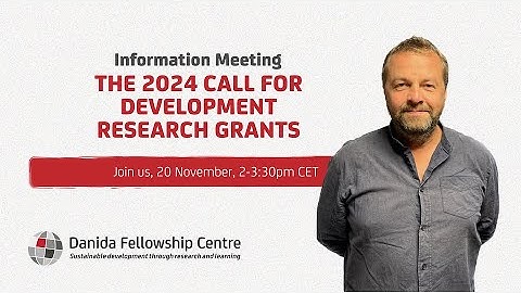 HOW TO APPLY FOR DEVELOPMENT RESEARCH GRANTS – CALL 2024