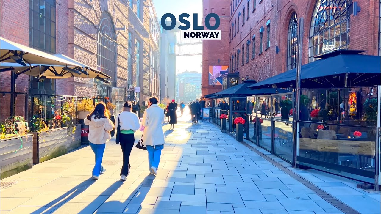 Oslo, Norvège | Balade en Ville 4K | 25 mai 2022