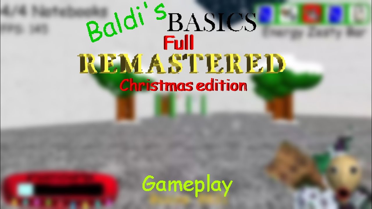 Baldi Basics Horror Edition Remastered Mod Menu by BMR2.0