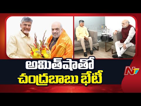 CM Chandrababu Meets Union Home Minister Amit Shah in Delhi | Ntv - NTVTELUGU