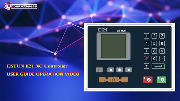 How to use ESTUN E21 NC controller for press brake E21 Press Brake Controller Programming Durmapress