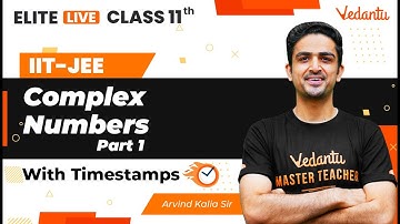 Complex Numbers Class 11 | One Shot | Marathon | JEE Main | JEE Advanced |Arvind Kalia Sir| VJEE