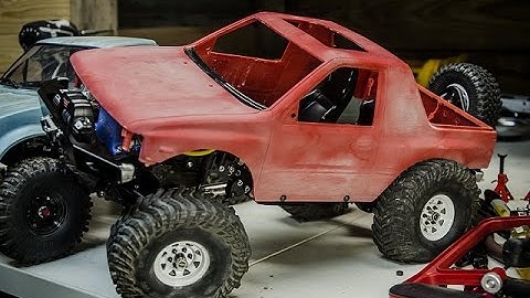Tamiya Isuzu Amigo MU Rock Crawler Build part 4, new chassis