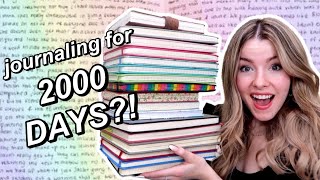 Writing in a DIARY for 2000 DAYS?! | (reading my journal!)