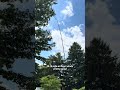 Telescoping mast testing with roll up j-pole
