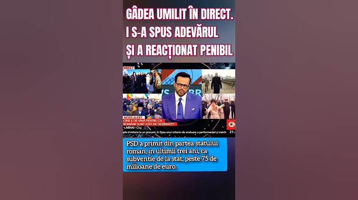 Gâdea umilit în direct la Antena 3. I s-a spus în față adevărul și a reacționat penibil