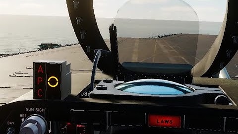 DCS A 4E Case 1 carrier landing practice