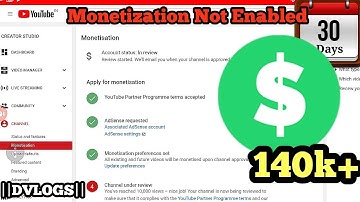 Channel Under Review | After 10k Views | Monetization Not Enabled (Adsense) | 30+ Days | 140k+ View
