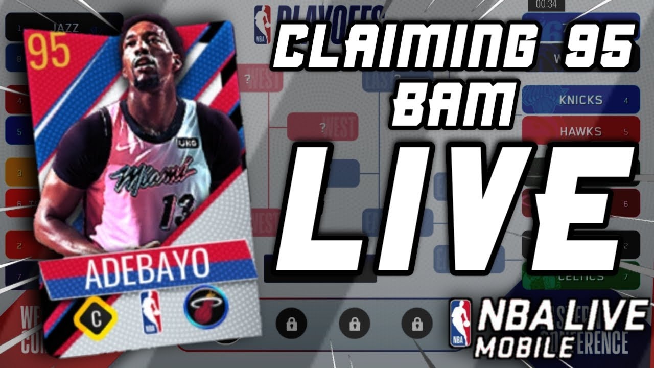 COMPLETING 95 PLAYOFF MASTER BAM | NBA LIVE MOBILE SEASON 5 LIVE STREAM