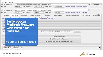 How to use wwr v2.51 + SP flash tool to backup Mediatek rom