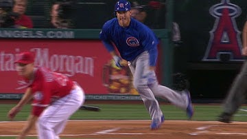 CHC@LAA: Rizzo opens scoring with RBI single in 1st