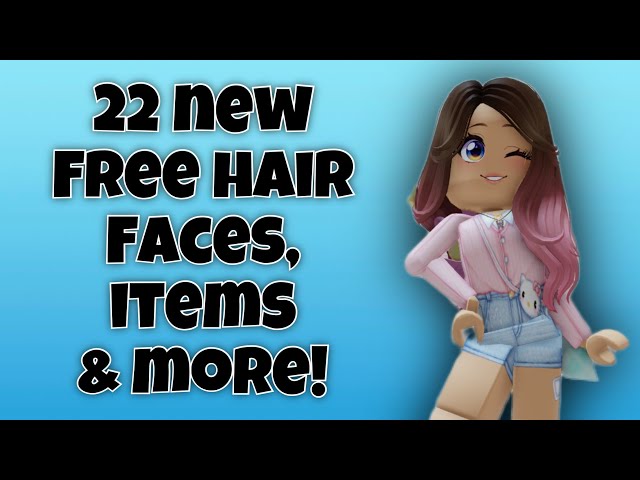 5 NEW ROBLOX FREE HAIRS- 😍💖 *Sunsilk City* 